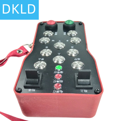 Küçük kırmızı mini el tipi kaynak robotu kablosuz uzaktan kumanda