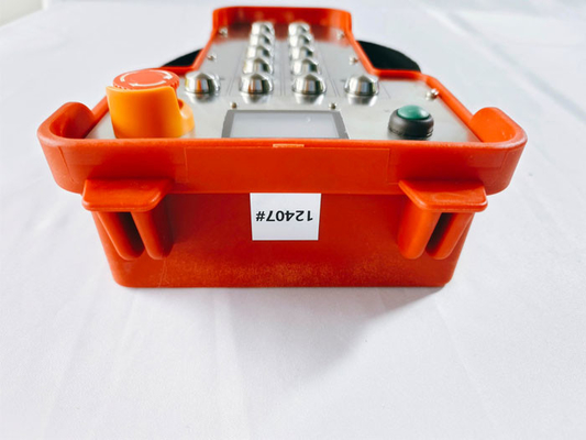 Güçlü bir elektromanyetik alan ortamında 10 anahtar sinyali ile endüstriyel kablosuz uzaktan kumanda