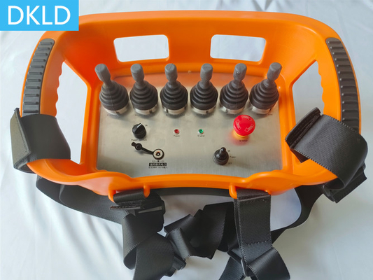 6 Değiştirme miktarı Tek Eksenli Rocker Tip 14 Kanal Değiştirme miktarı kontrolü Endüstriyel Kablosuz uzaktan kumanda