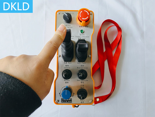 250 metre yükseklikteki operasyon ekipmanları el kontrolü çift joystick endüstriyel kablosuz uzaktan kumanda