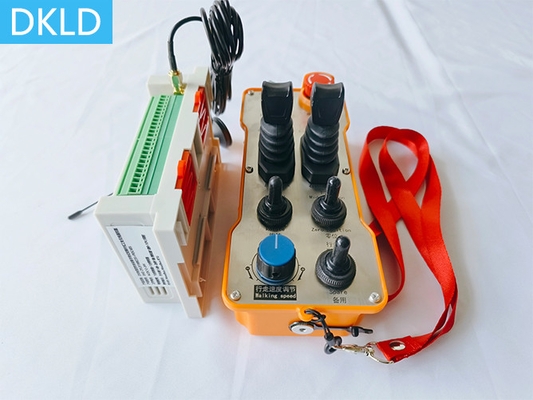 250 metre yükseklikteki operasyon ekipmanları el kontrolü çift joystick endüstriyel kablosuz uzaktan kumanda